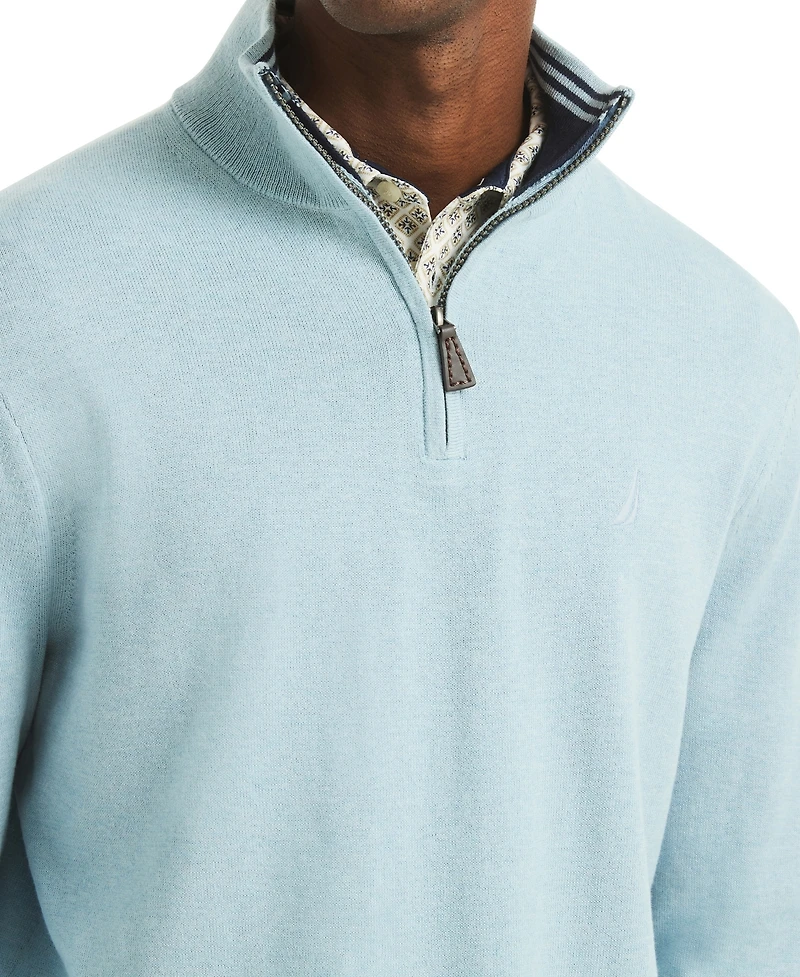 Nautica Men's Performance Quarter-Zip Sweater