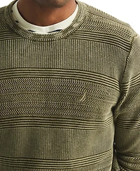Nautica Men's Stonewashed Crewneck Sweater