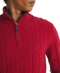 Nautica Men's Cable Long Sleeve Sweater