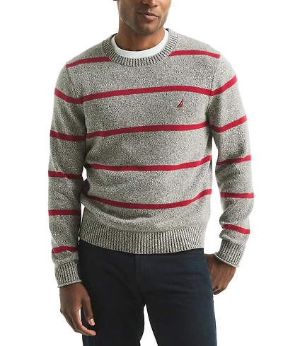 Nautica Men's Striped Crewneck Sweater
