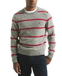Nautica Men's Striped Crewneck Sweater