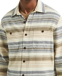 Nautica Men's Striped Long Sleeve Shirt