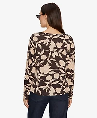 Sanctuary Women's Printed Long-Sleeve T-Shirt