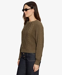 Sanctuary Women's Nomad Cable Popover Sweater