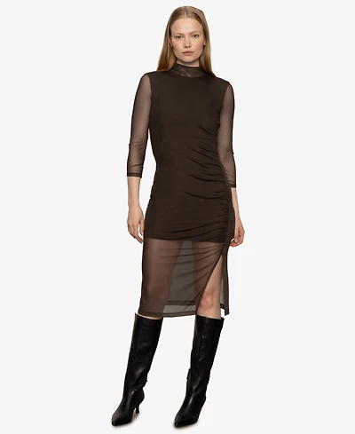 Sanctuary Women's Night Out Mock Neck Dress