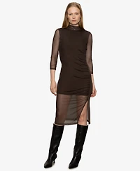 Sanctuary Women's Night Out Mock Neck Dress