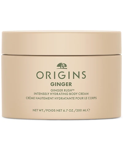 Origins Ginger Rush Intensely Hydrating Body Cream, 6.7 oz.