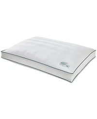 Lacoste Home Tennis Stripe Cotton Gusseted Firm-Density Pillow