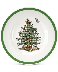 Spode Christmas Tree Bread & Butter Plates, Set of 4