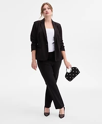 I.n.c. International Concepts Plus Ponte Blazer, Exclusively at Macy's