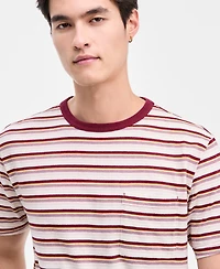 Sun + Stone Men's Short-Sleeve Cotton Ombre Stripe T-Shirt, Macy's Exclusive