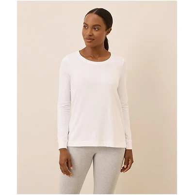 Pact Women's Luxe Stretch Jersey Swing Long Sleeve Tee