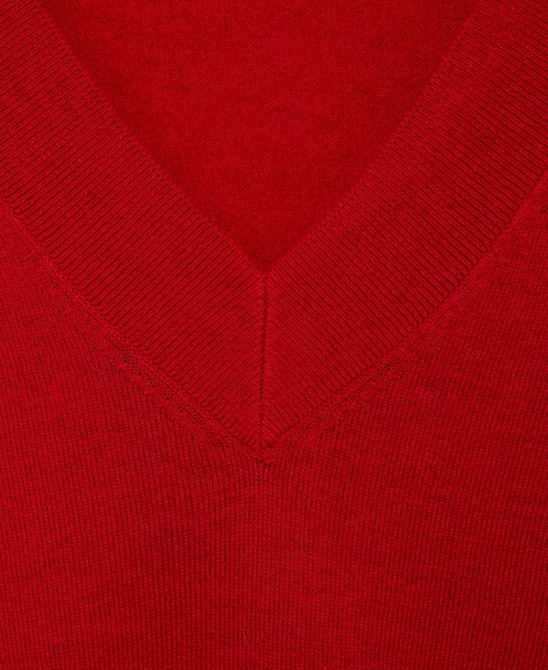 Mango Women's V-Neck Knit Sweater