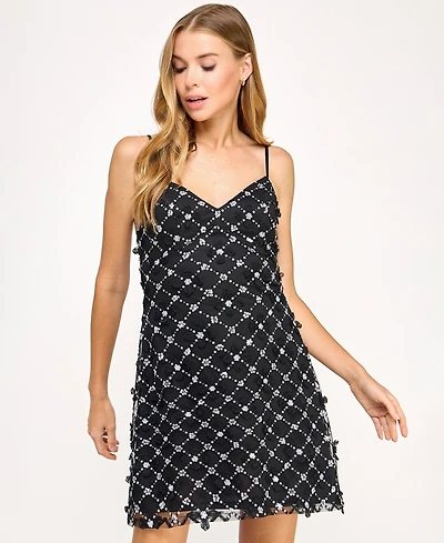 Seni & Cade Juniors' Strappy A-Line Short Dress