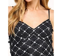 Seni & Cade Juniors' Strappy A-Line Short Dress