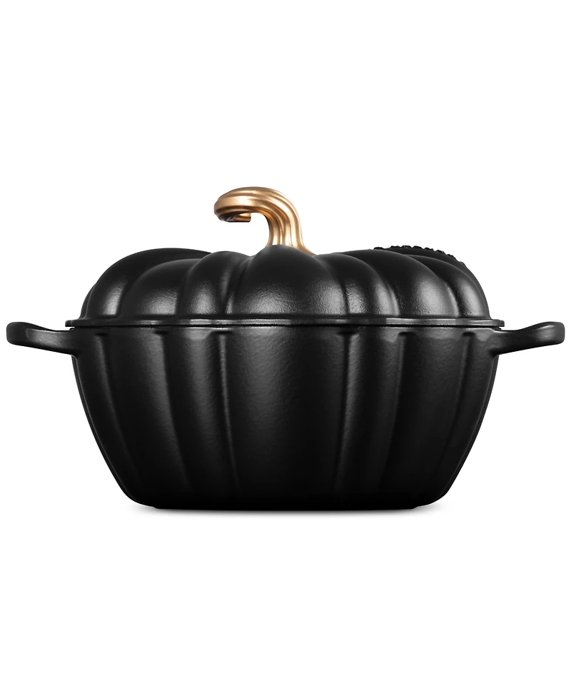 Le Creuset Enameled Cast Iron Signature 4 Qt. Pumpkin Dutch Oven with Lid