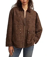 Lucky Brand Women's Washed Oversized Chore Jacket