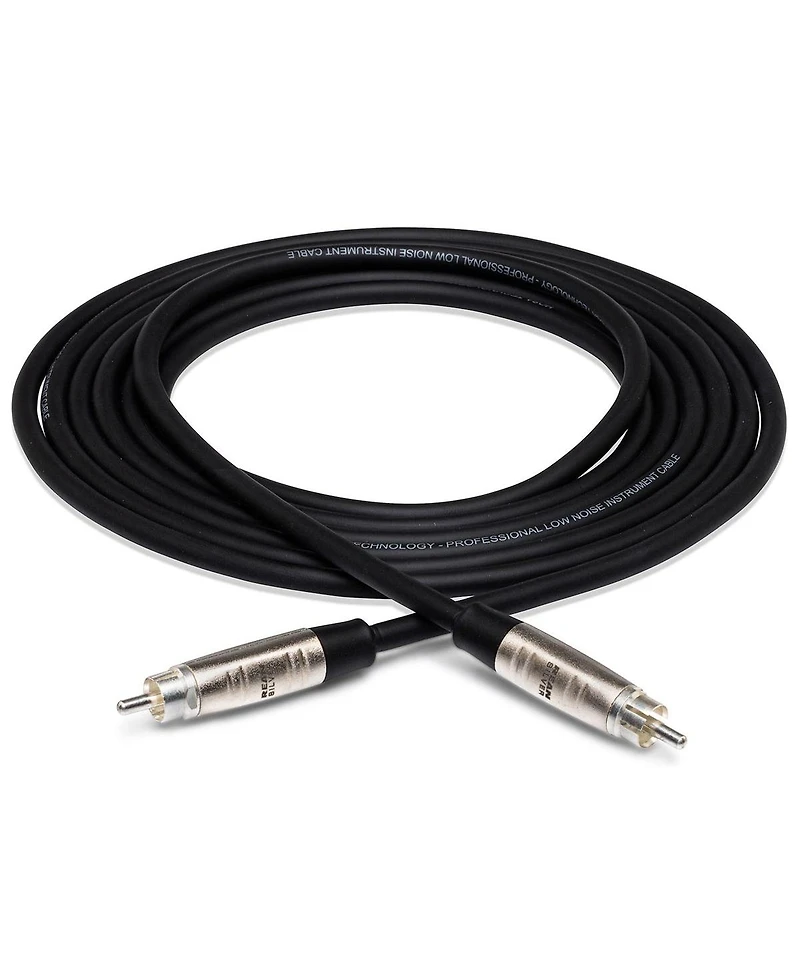 Hosa Technology 15' Pro Unbalanced Interconnect, Rean Rca Male to Rean Rca Male