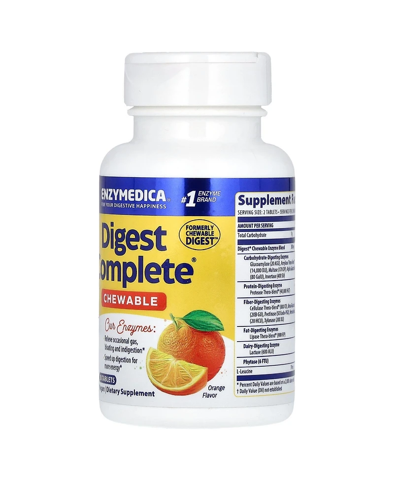 Enzymedica Chewable Digest Complete Orange