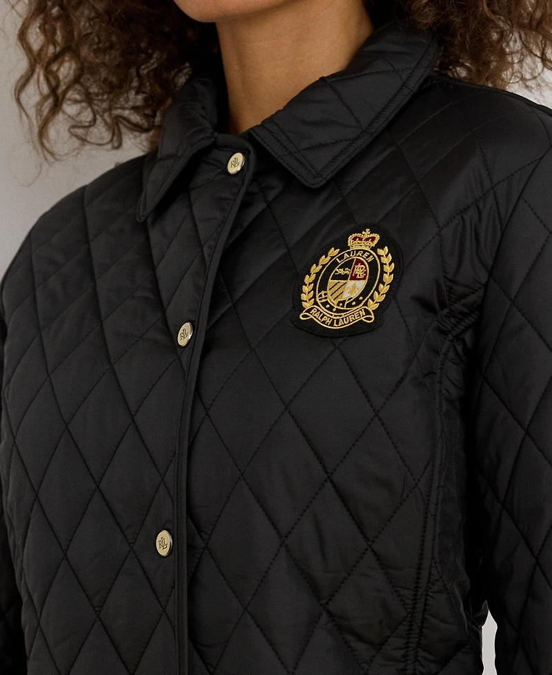Lauren Ralph Women's Quilted Crest Jacket