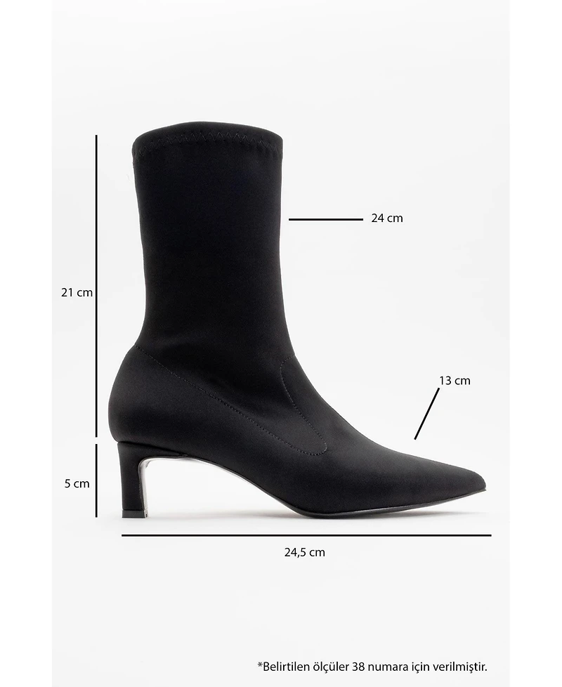 Prologue Shoes Lewin Pointed Toe Stiletto Boot