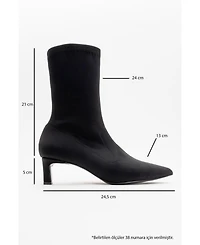 Prologue Shoes Lewin Pointed Toe Stiletto Boot