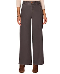 Democracy Petite Skyrise Wide Leg Jeans