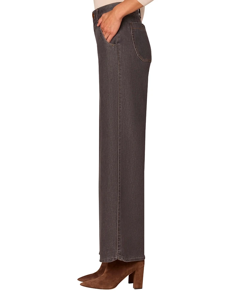 Democracy Petite Skyrise Wide Leg Jeans