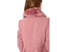 S Rothschild Big Girls Tweed Princess Dress Coat