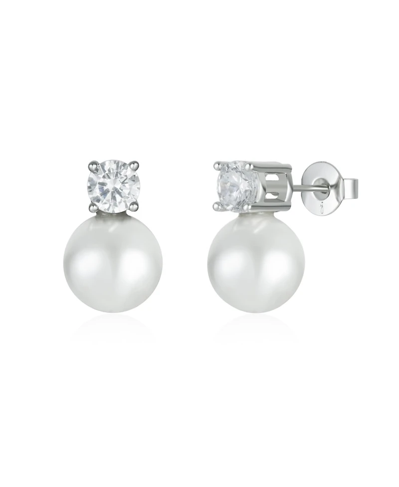 Maven Pearl and Crystal Studs