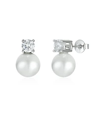 Maven Pearl and Crystal Studs