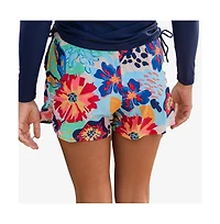 Calypsa Women's Plus Size Classic Fit Swim Shorts With Panty