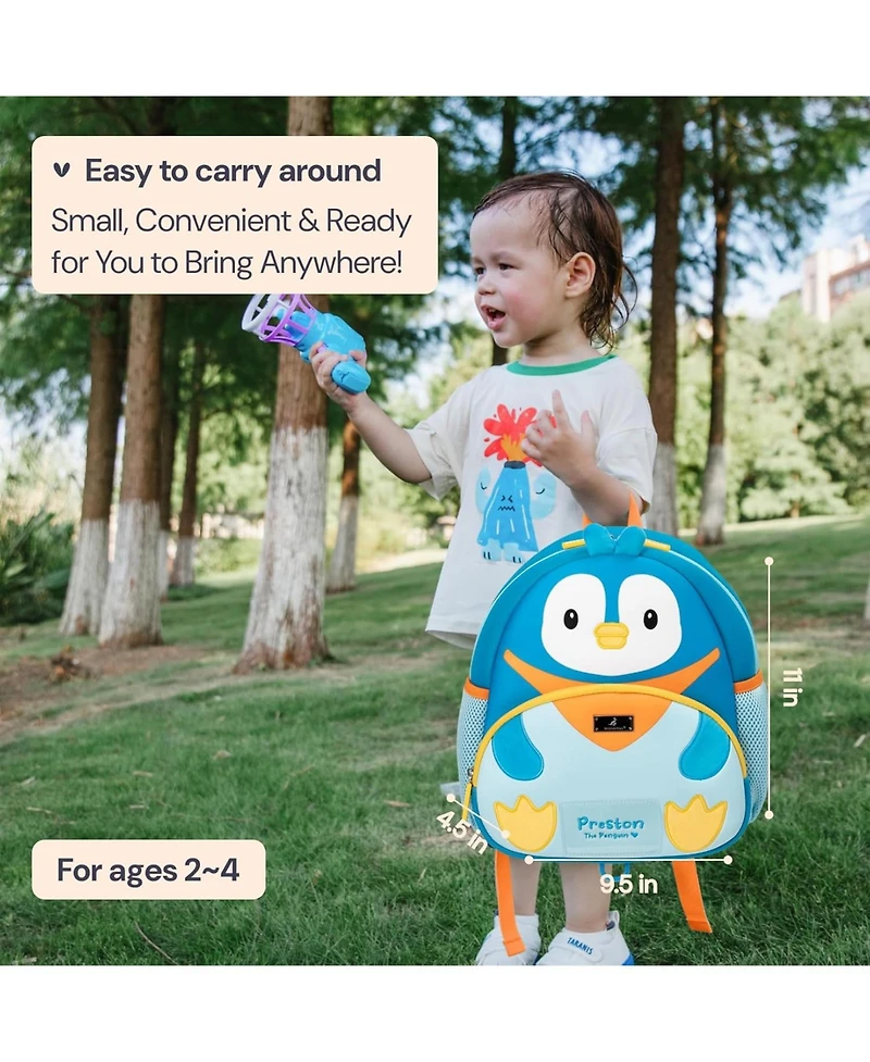 BabbleRoo Toddler Backpack for Boys and Girls Cooper the Cat with Leash