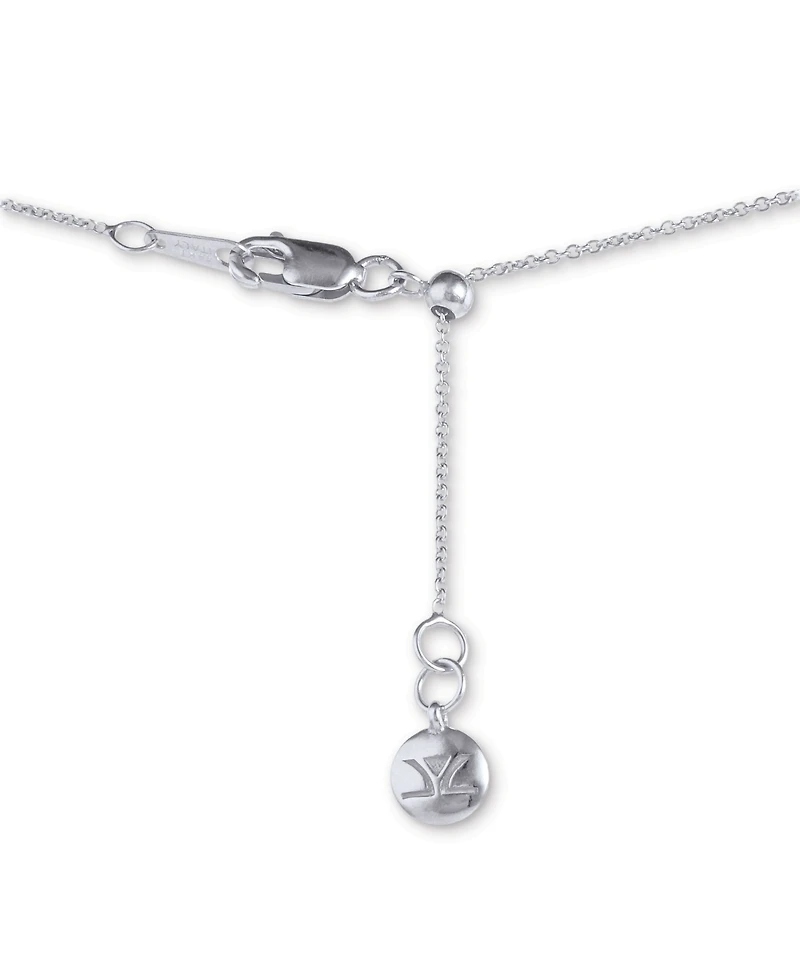 Le Vian Chocolate Diamond & Nude Diamond (1/2 ct. t.w.) Halo Adjustable 20" Pendant Necklace in 14k White Gold
