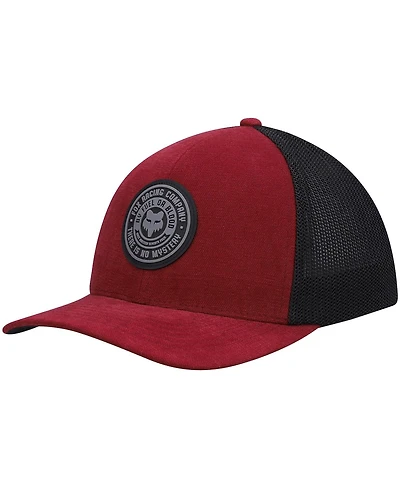 Fox Men's Burgundy/Black Mysticks Flex Hat