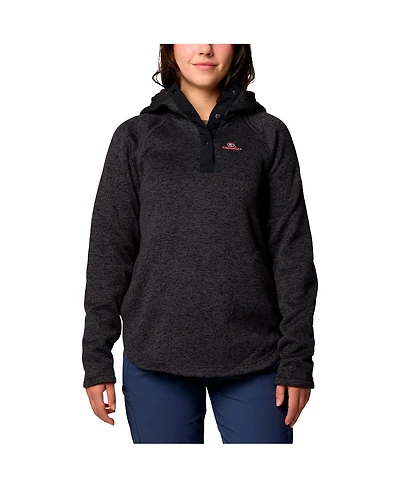 Columbia Women's Black Georgia Bulldogs Sweater Weather Raglan Pullover Hoodie