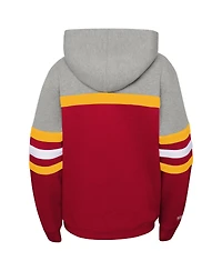 Mitchell & Ness Big Boys and Girls Red Kansas City Chiefs Throwback Head Coach Pullover Hoodie