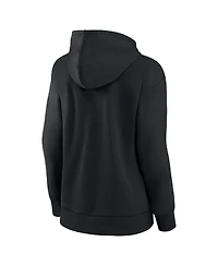 Fanatics Women's Black New Orleans Saints Team Logo Victory Script Pullover Hoodie