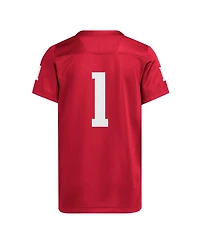 Adidas Big Boys and Girls Crimson Indiana Hoosiers Replica Jersey