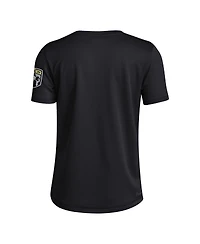 Adidas Big Boys and Girls Black Columbus Crew 2025 Archive Collection Jersey Hook T-Shirt