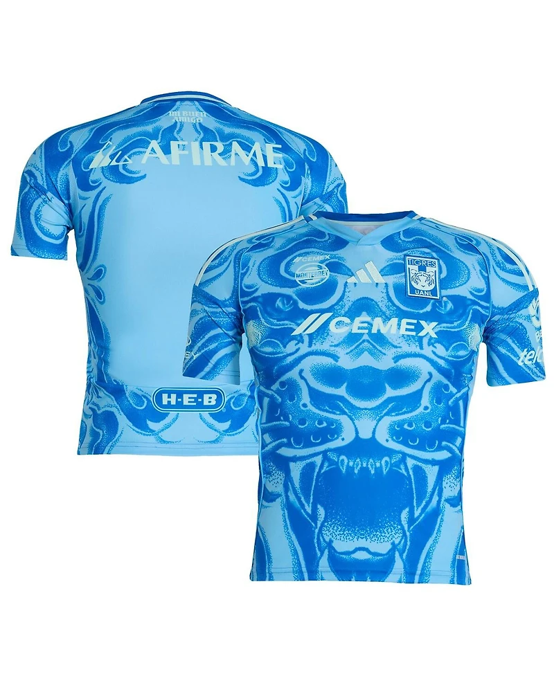 Adidas Big Boys and Girls Blue Tigres Uanl 2025/26 Away Replica Jersey
