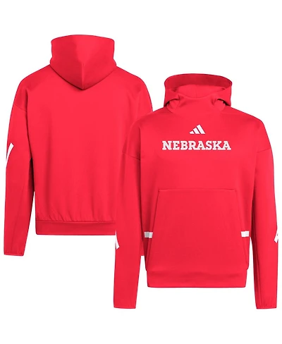 Adidas Men's Scarlet Nebraska Huskers Z.n.e. Pullover Hoodie