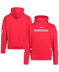 Adidas Men's Scarlet Nebraska Huskers Z.n.e. Pullover Hoodie