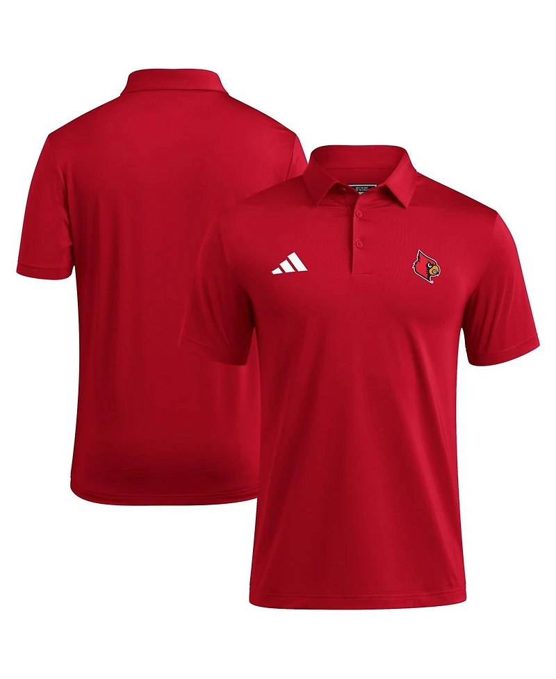 Adidas Men's Red Louisville Cardinals Ultimate 365 Polo Shirt