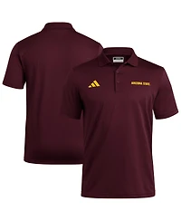 Adidas Men's Maroon Arizona State Sun Devils Ultimate 365 Ottoman Polo Shirt