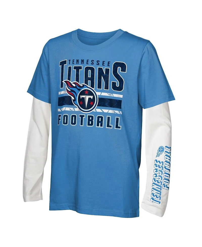 Outerstuff Preschool Tennessee Titans the Mix T-Shirt Combo Set