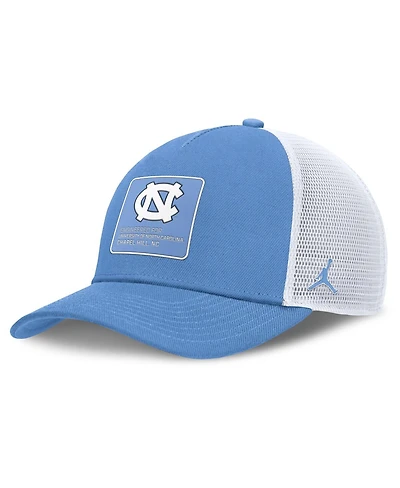 Jordan Men's Carolina Blue/White North Carolina Tar Heels 2025 On-Field Rise Engineered Trucker Adjustable Hat