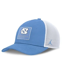 Jordan Men's Carolina Blue/White North Carolina Tar Heels 2025 On-Field Rise Engineered Trucker Adjustable Hat