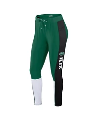 Wear by Erin Andrews Women's Green/Black New York Jets Color-Block Leggings