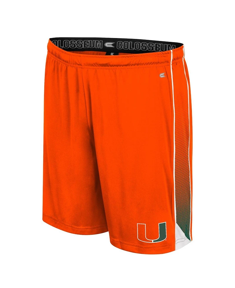 Colosseum Men's Orange Miami Hurricanes Online Shorts